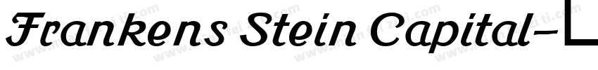 Frankens Stein Capital字体转换